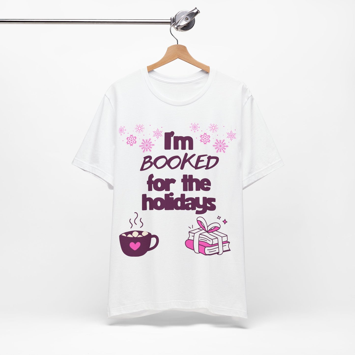 I'm Booked for the Holidays Unisex Jersey Tee