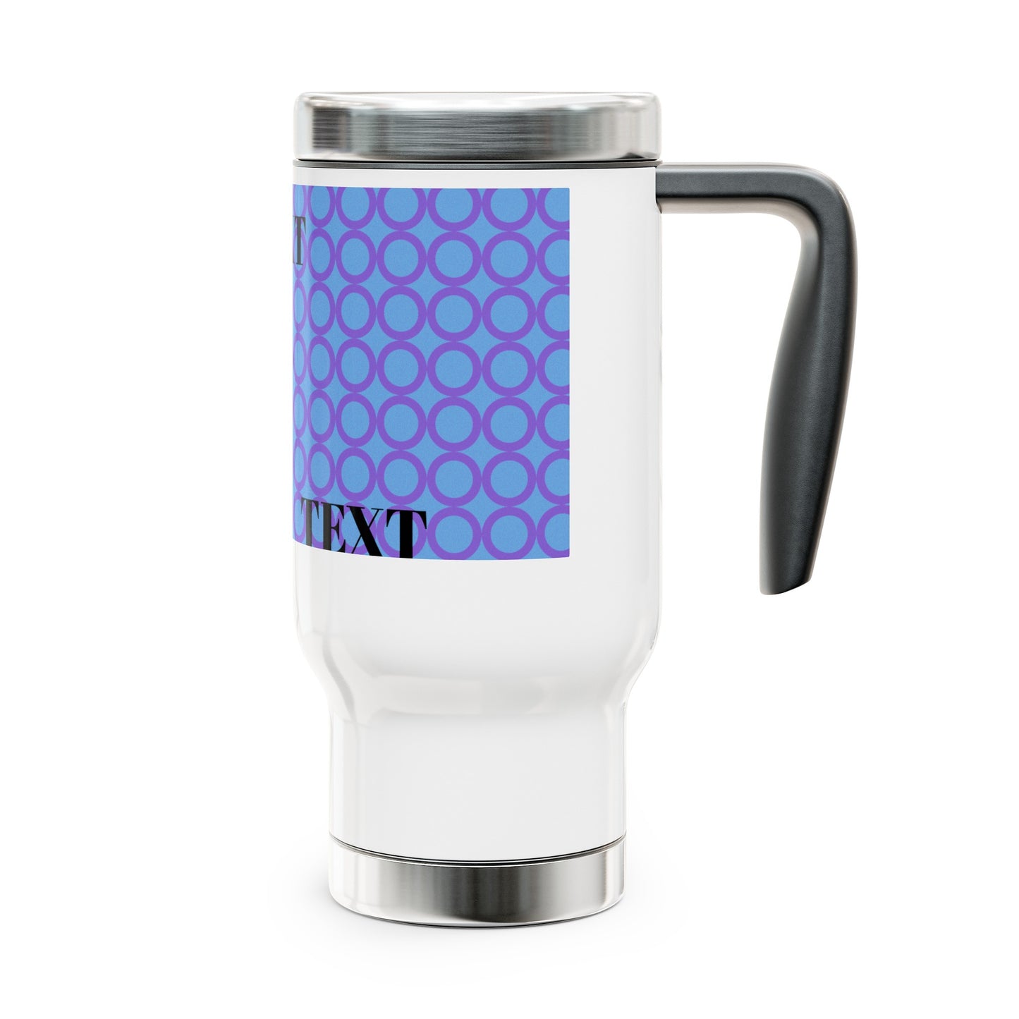 Stainless Steel Travel Mug with Handle, 14o