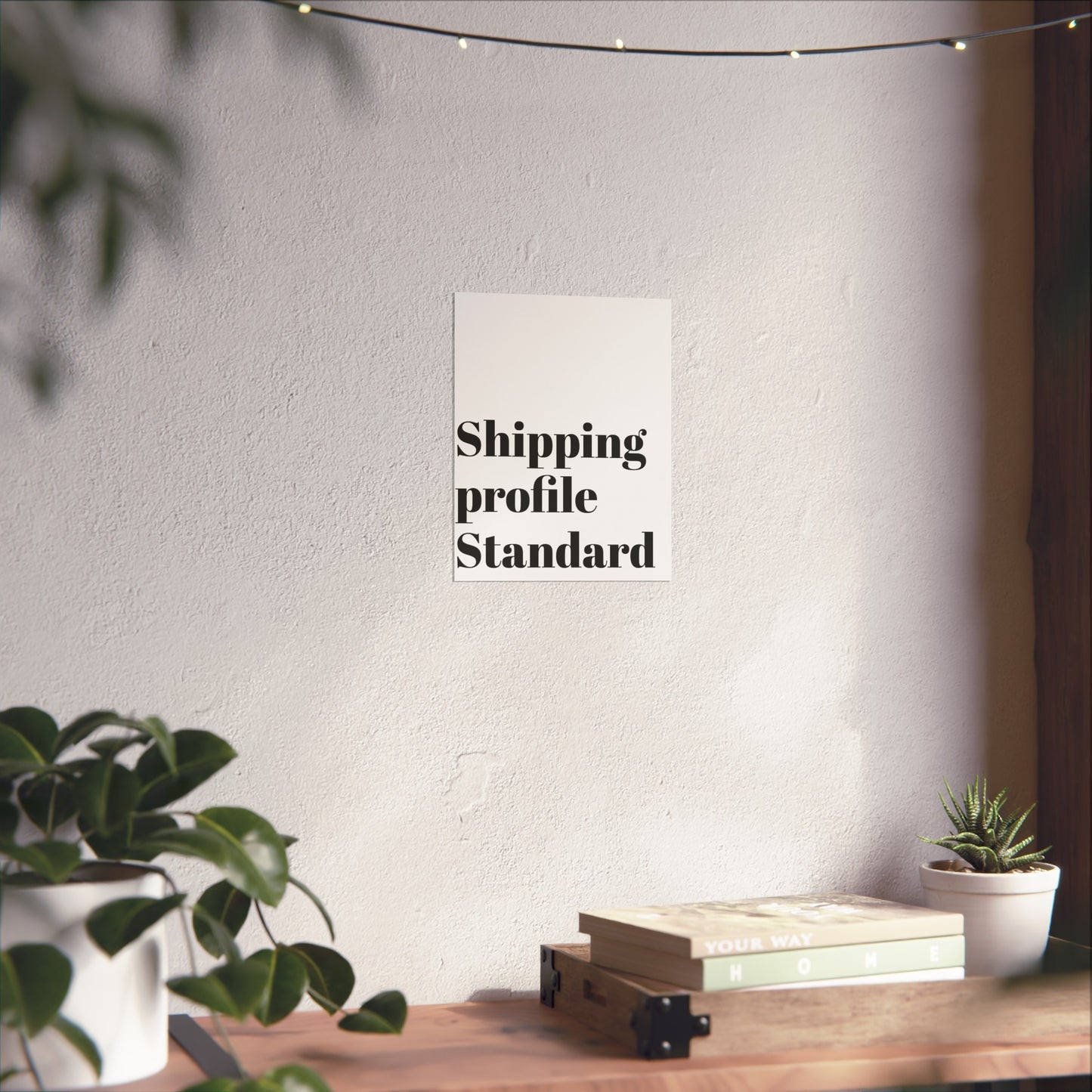 Modern Fine Art Poster - Shipping Profile Standard Decor