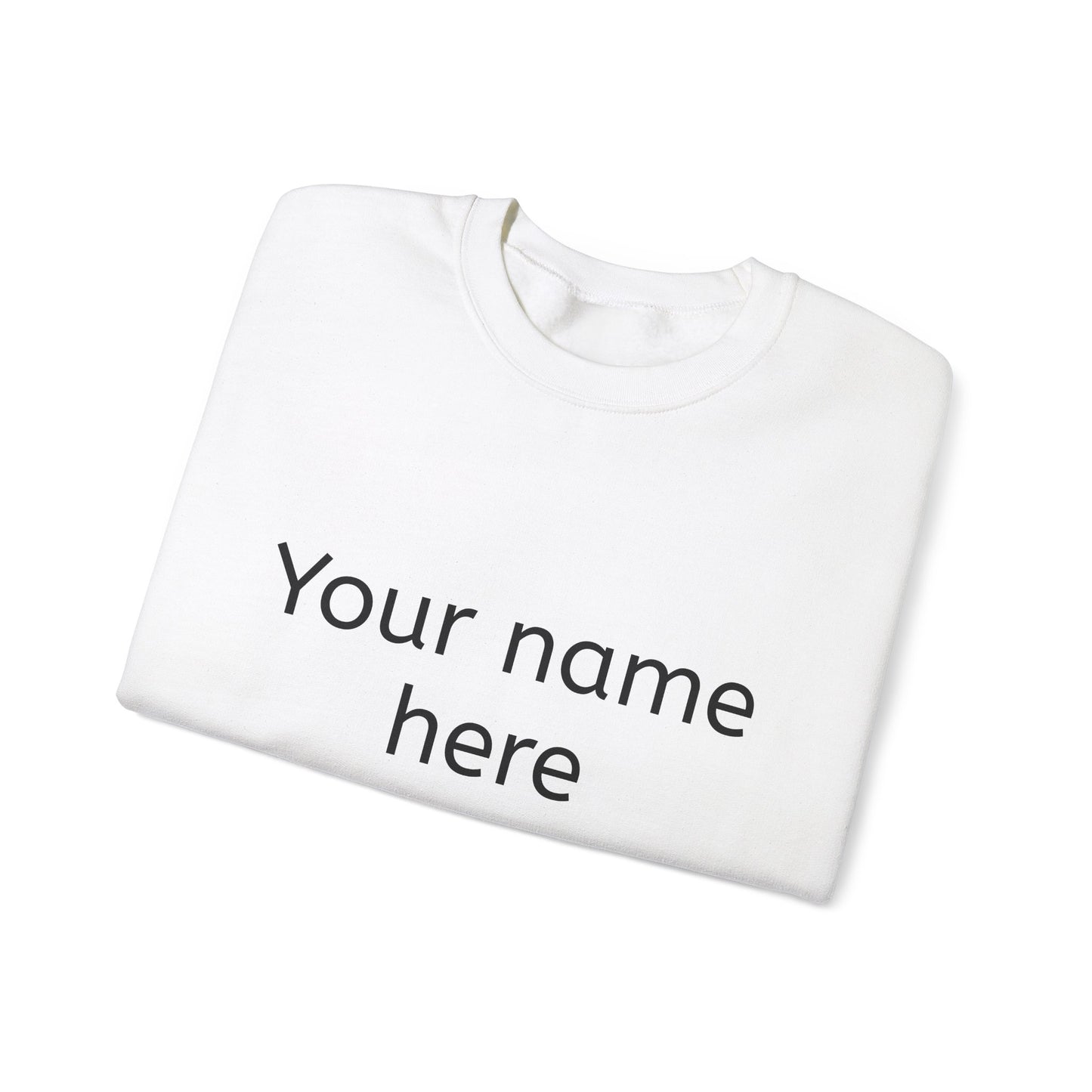 Personalized Unisex Heavy Blend Crewneck Sweatshirt - Custom Name Sweatshirt for Cozy Style