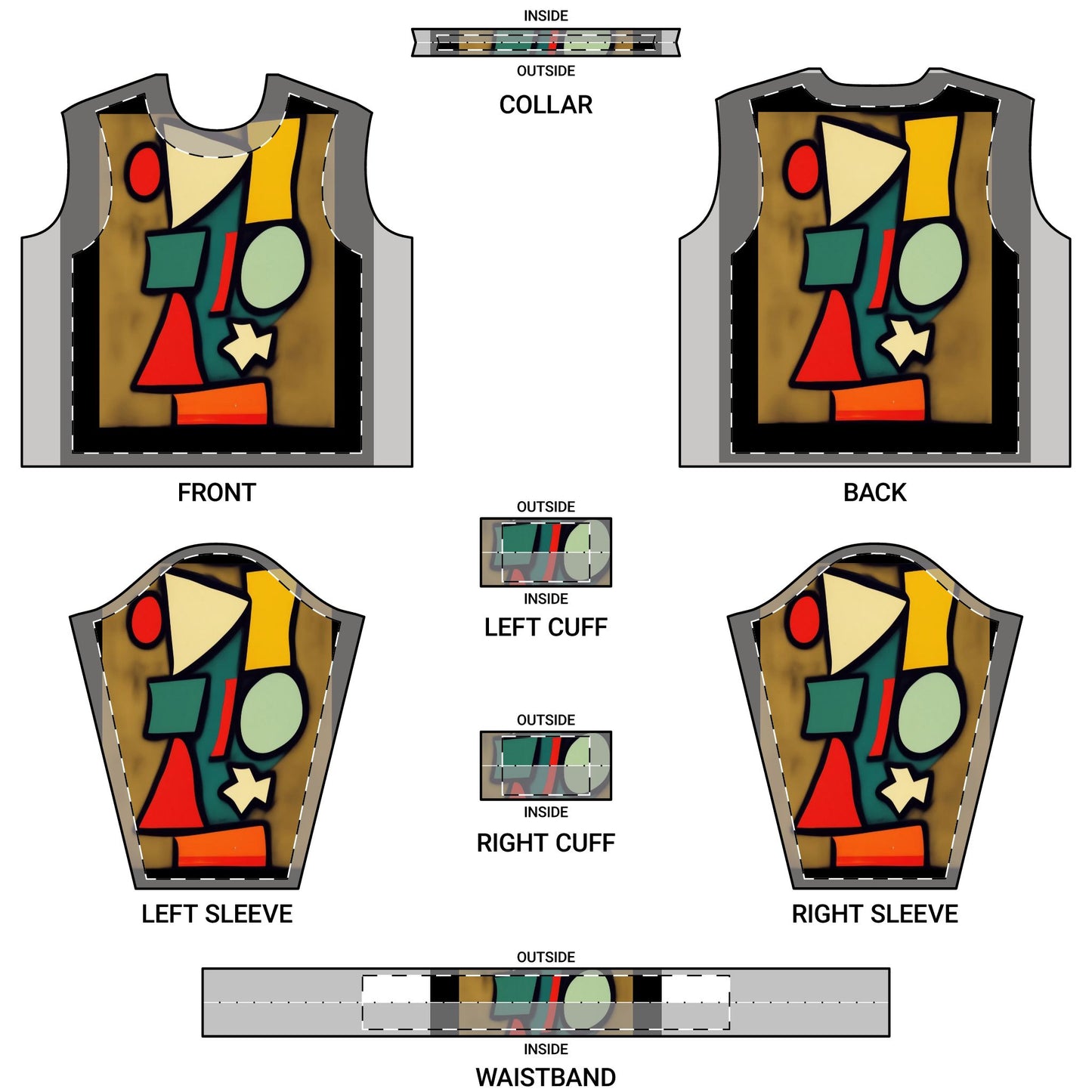 Unisex Crew Neck Sweater (AOP)