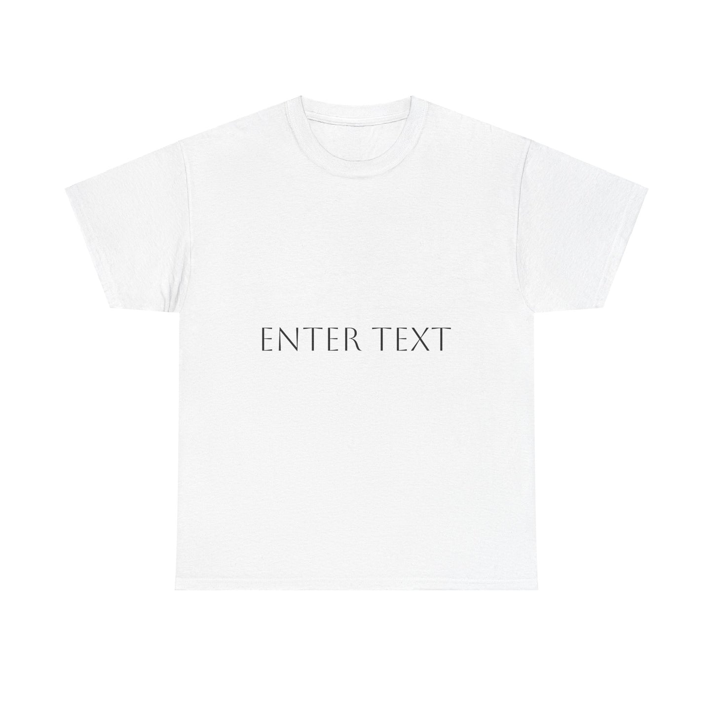 Personalized Unisex Heavy Cotton Tee - Customizable Graphic Tee