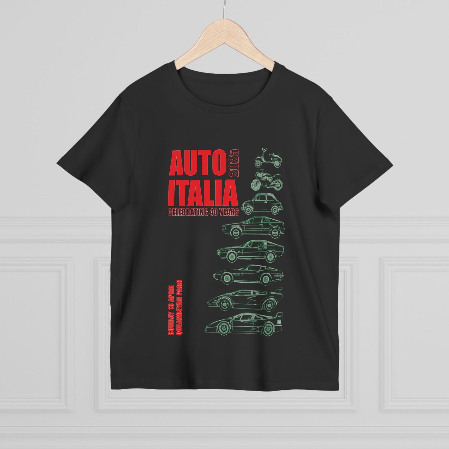 Women’s Auto Italia Graphic Tee - Celebrate Italian Cars