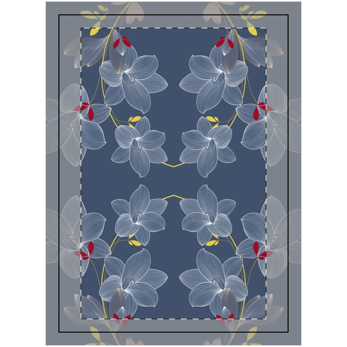 Wood Topped Wall Tapestry