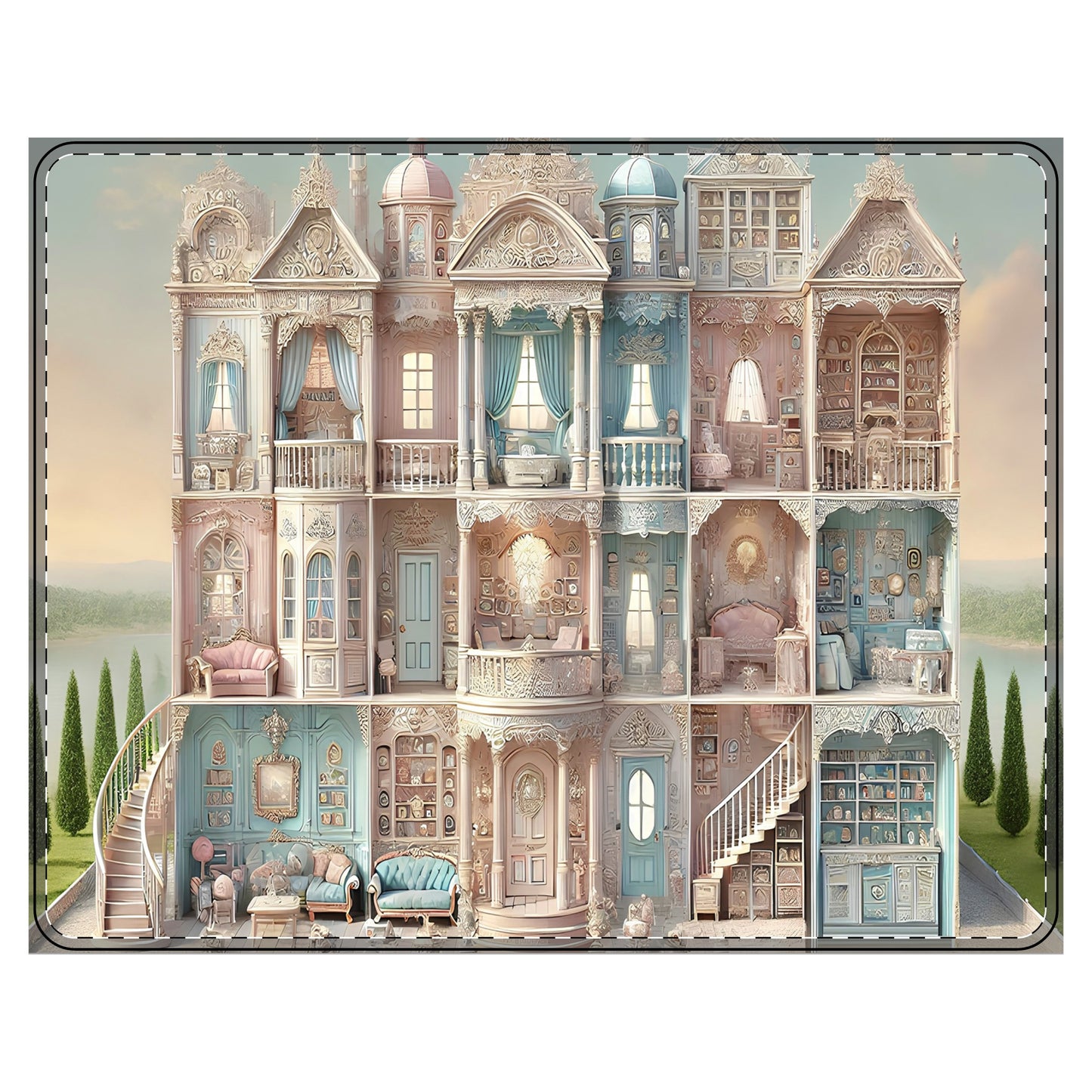 PU Leather Mouse Mat