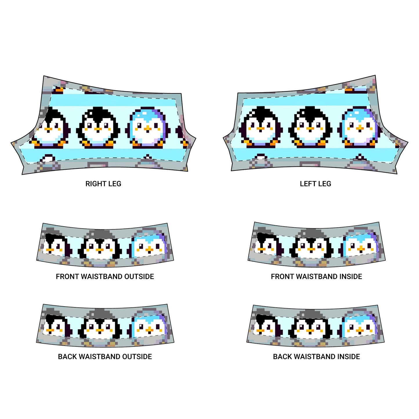 Women's Polyester Yoga Shorts (AOP)