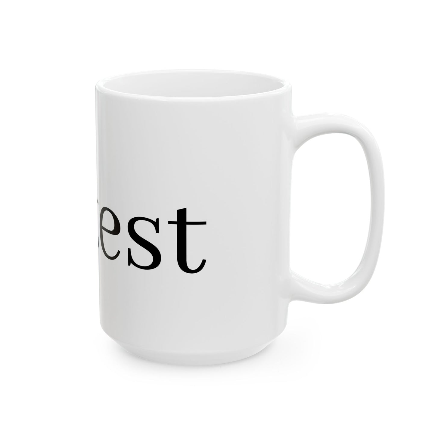 Personalized Ceramic Mug - Custom Text Coffee Cup for Home & Office