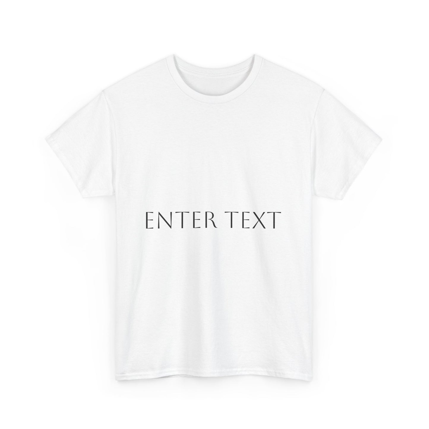 Personalized Unisex Heavy Cotton Tee - Customizable Graphic Tee