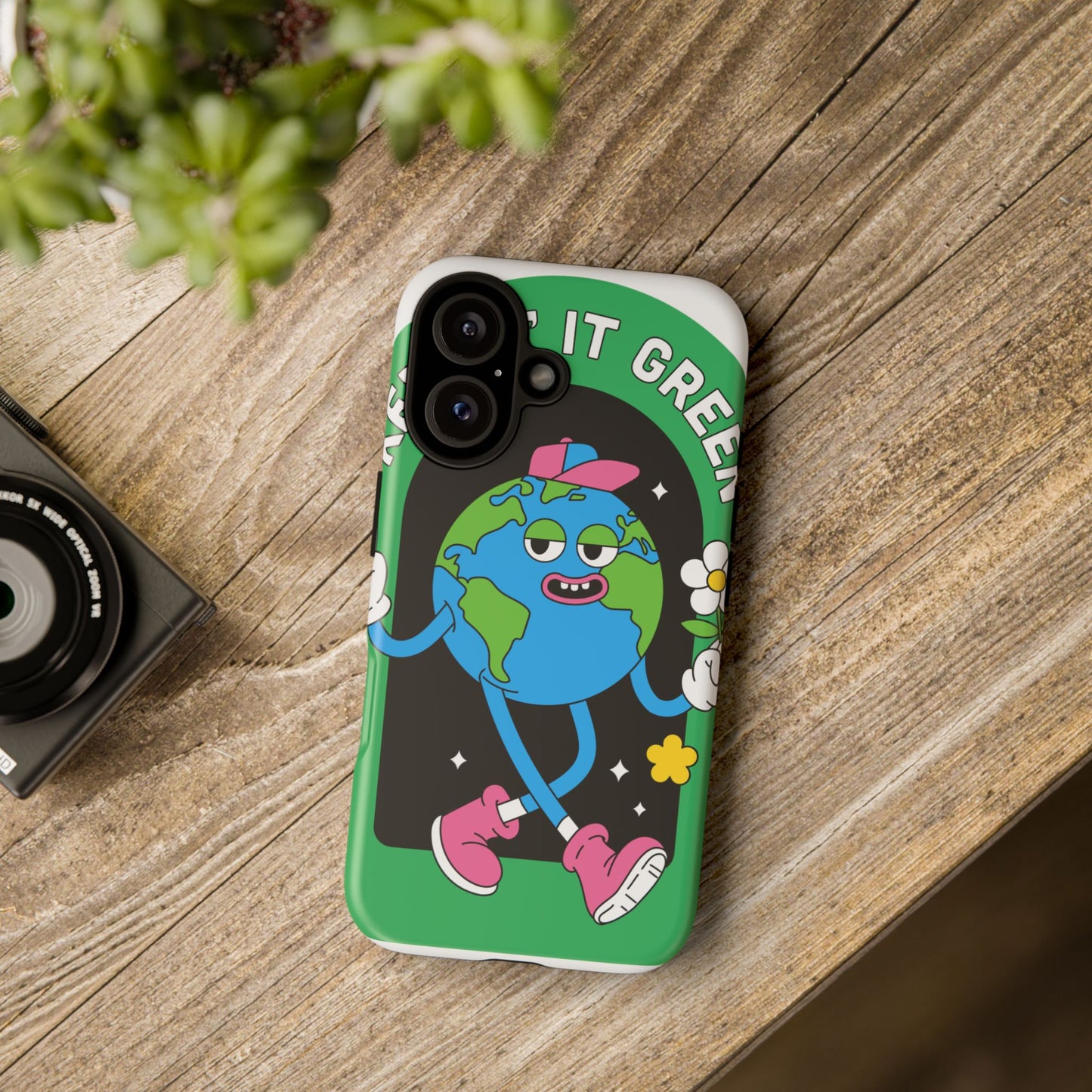 Eco-Friendly Phone Case - "Keep It Green" Design