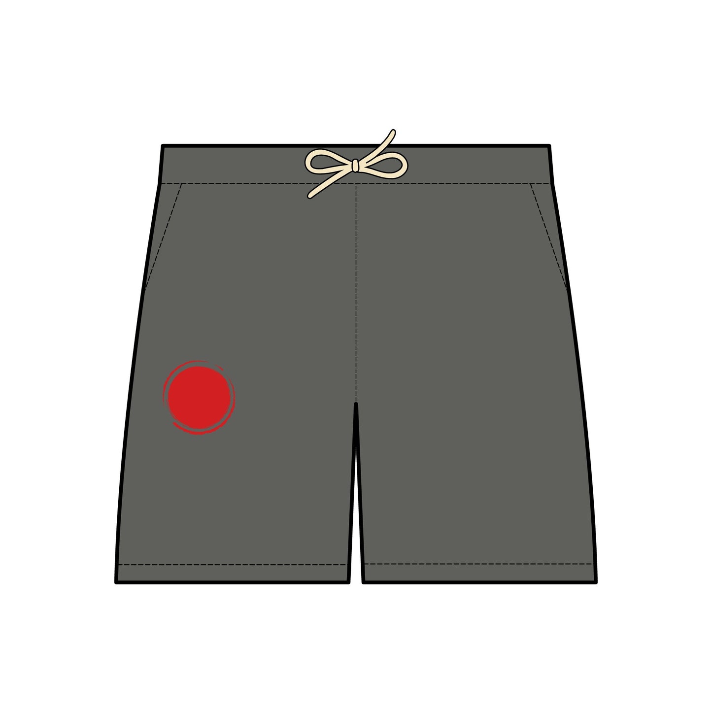 Unisex Garment-Dyed Lightweight Fleece Sweat Shorts