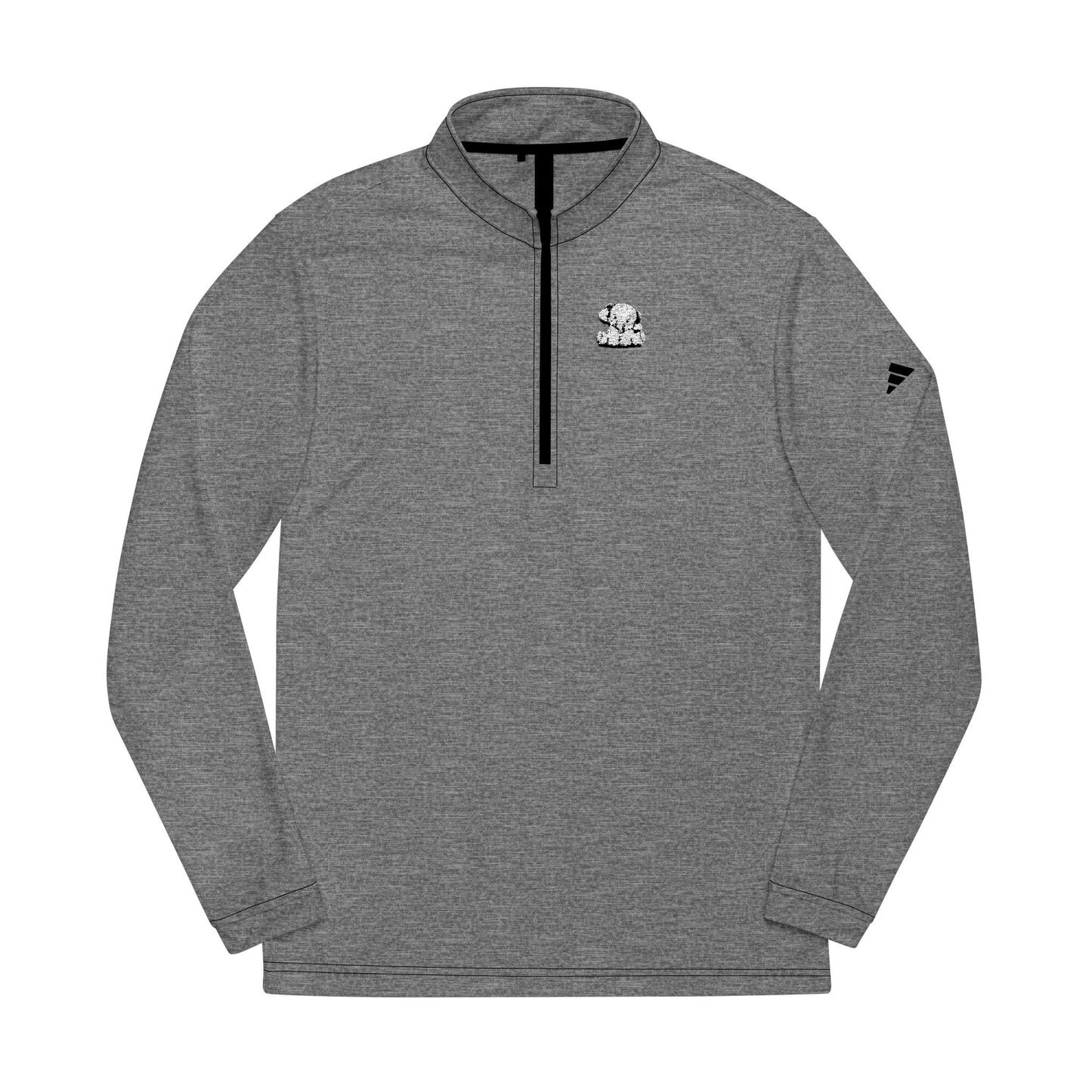 adidas® Embroidered Quarter-Zip Pullover - Stylish Activewear for Fitness Enthusiasts