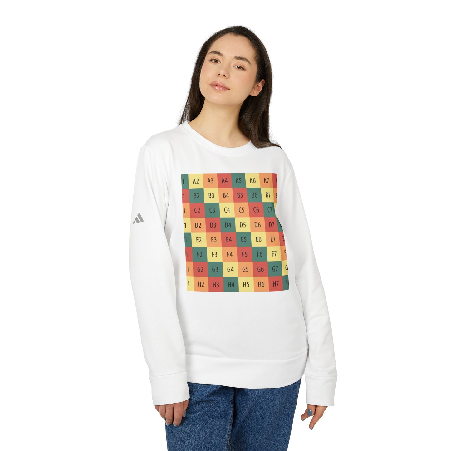 adidas® Unisex Fleece Crewneck Sweatshirt