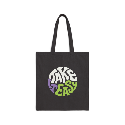 Take It Easy - Cotton Canvas Tote Bag