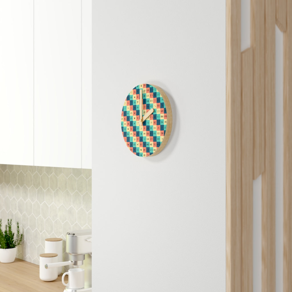 Wooden Wall Clock