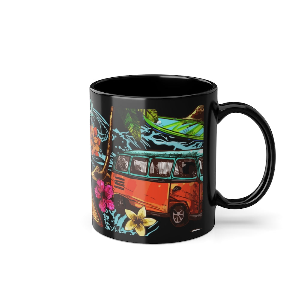 Black Coffee Cup, 11oz