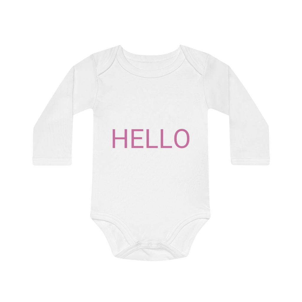 Baby Long-Sleeve Organic Bodysuit