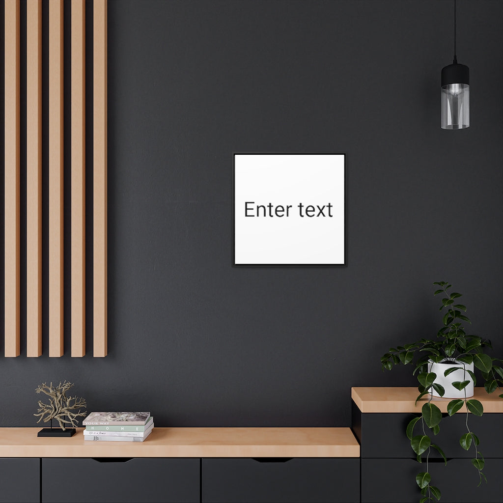 Gallery Canvas Wraps, Square Frame