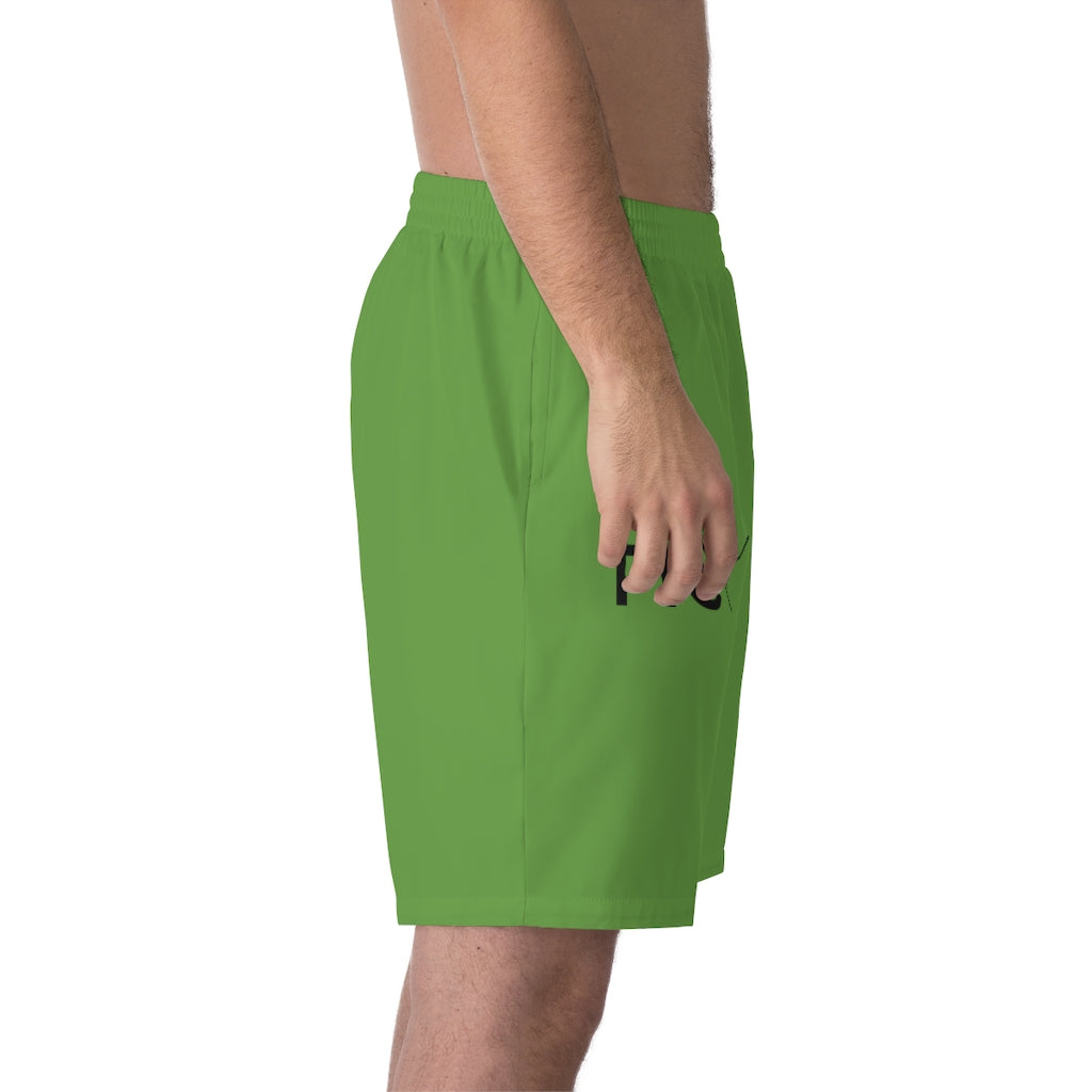 Men's Elastic Beach Shorts (AOP)