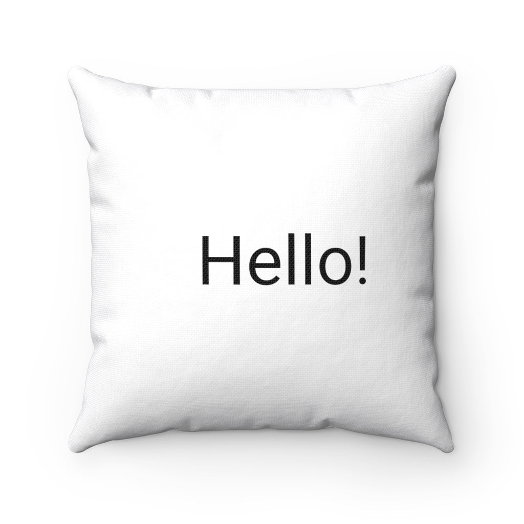 Spun Polyester Square Pillow