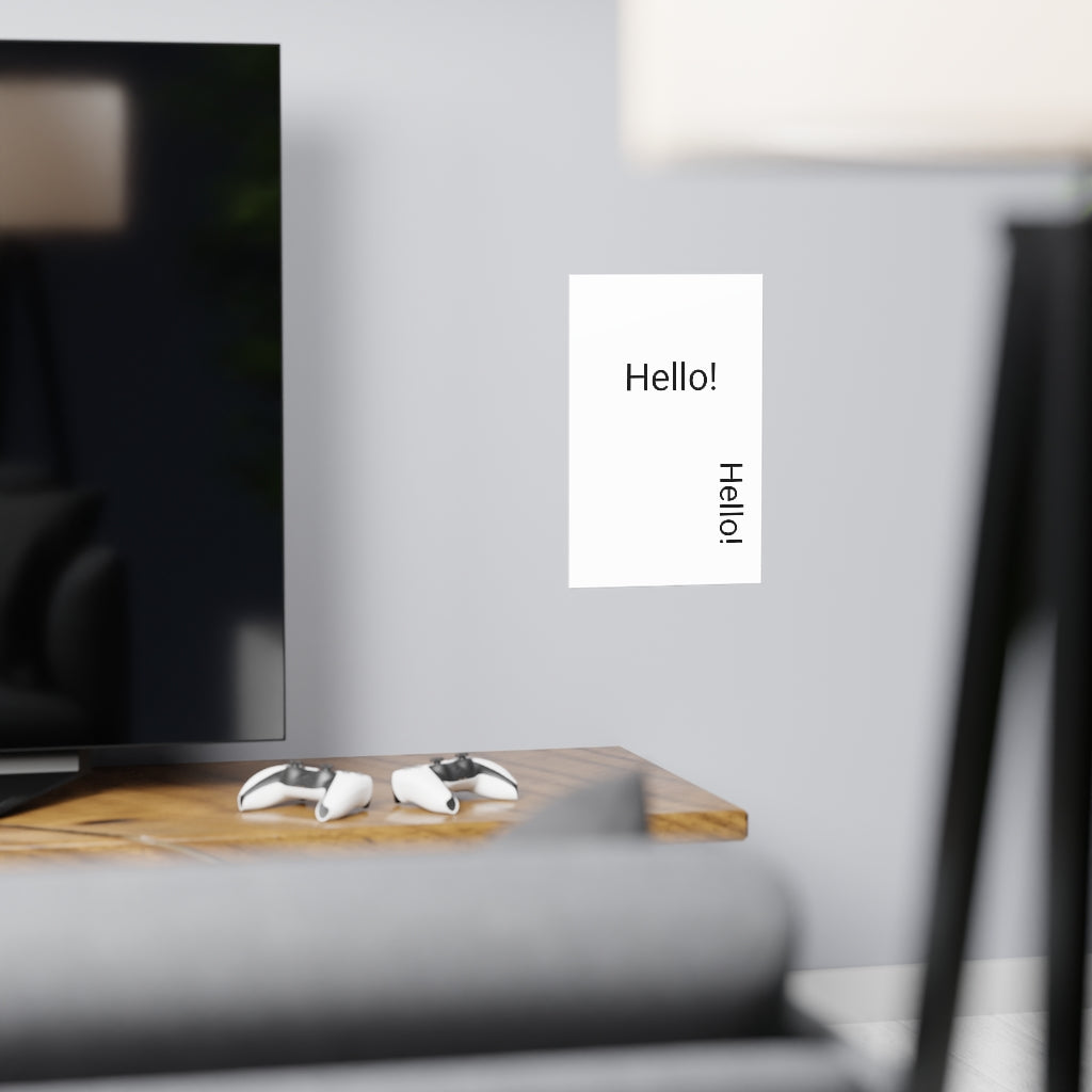 Copy of Vertical and Horizontal Matte Posters