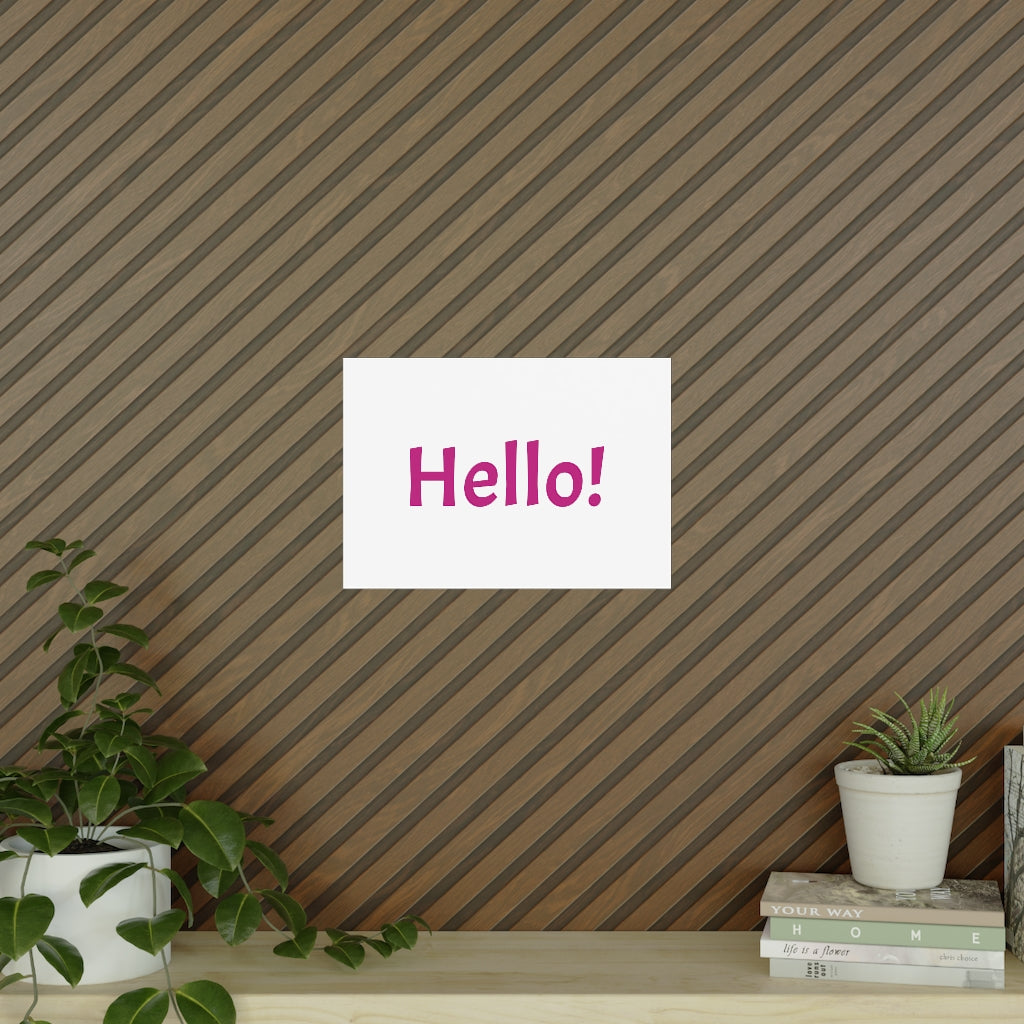 Portrait and Landscape Posters