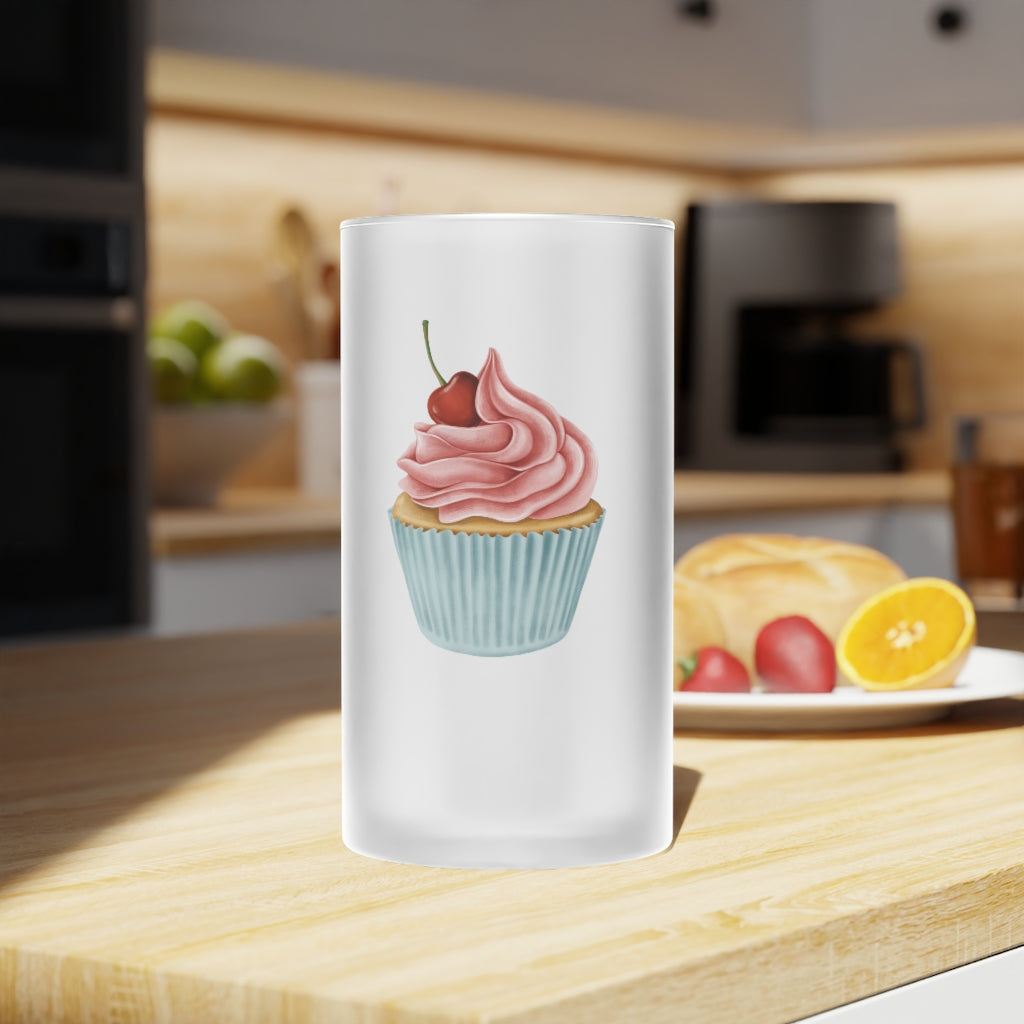 Frosted Glass Beer Mug