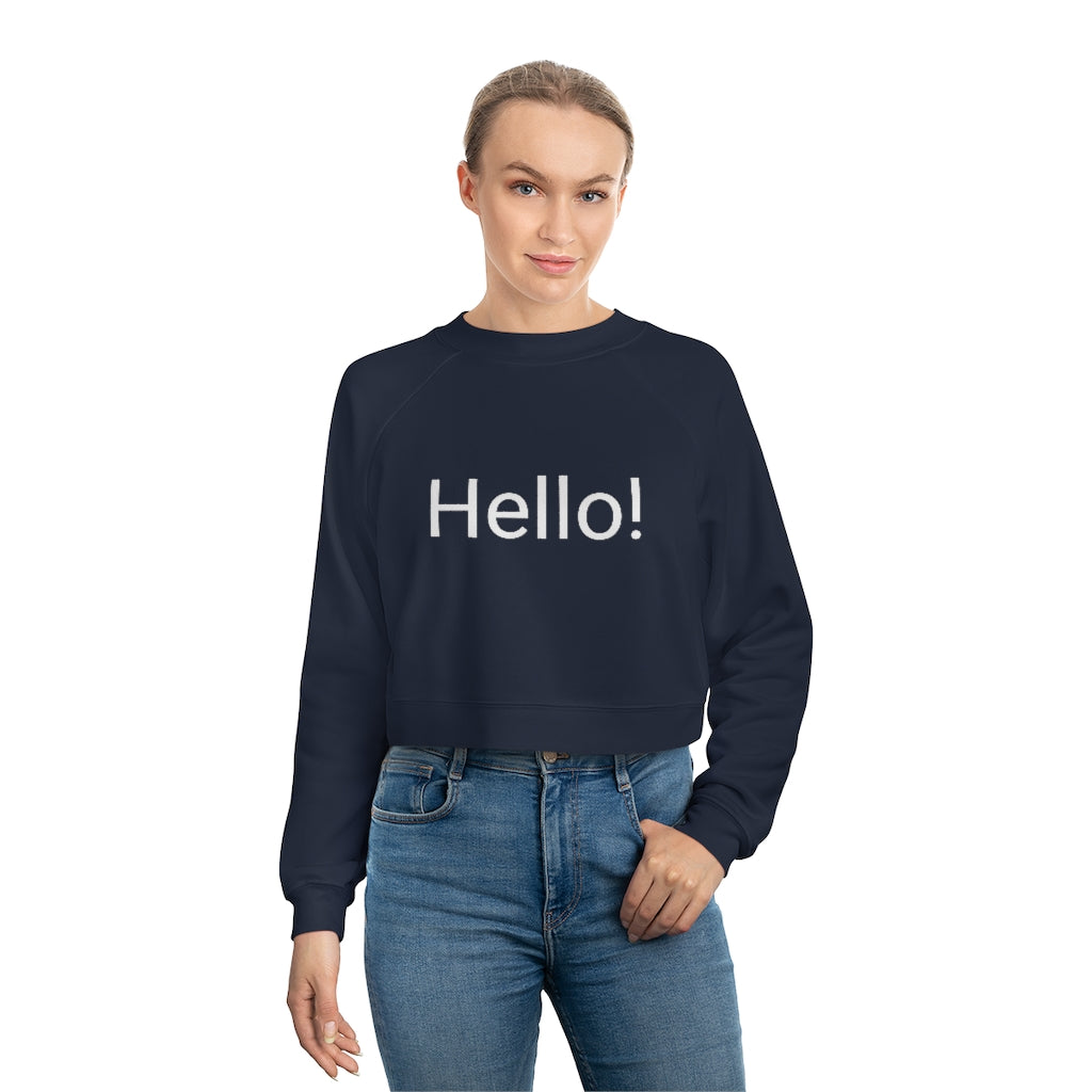 Women's Raglan Pullover Fleece Sweatshirt