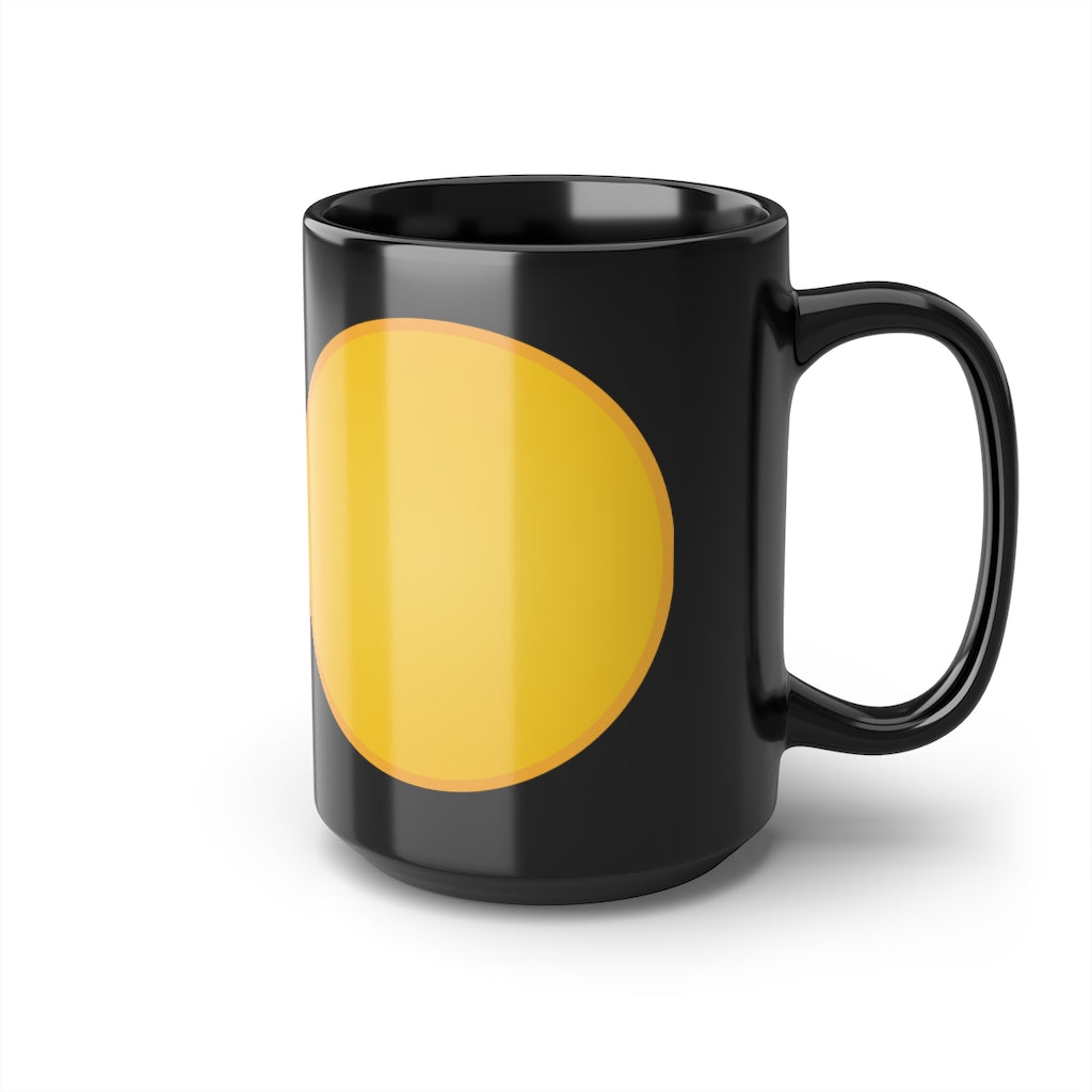 Black Mug, 15oz