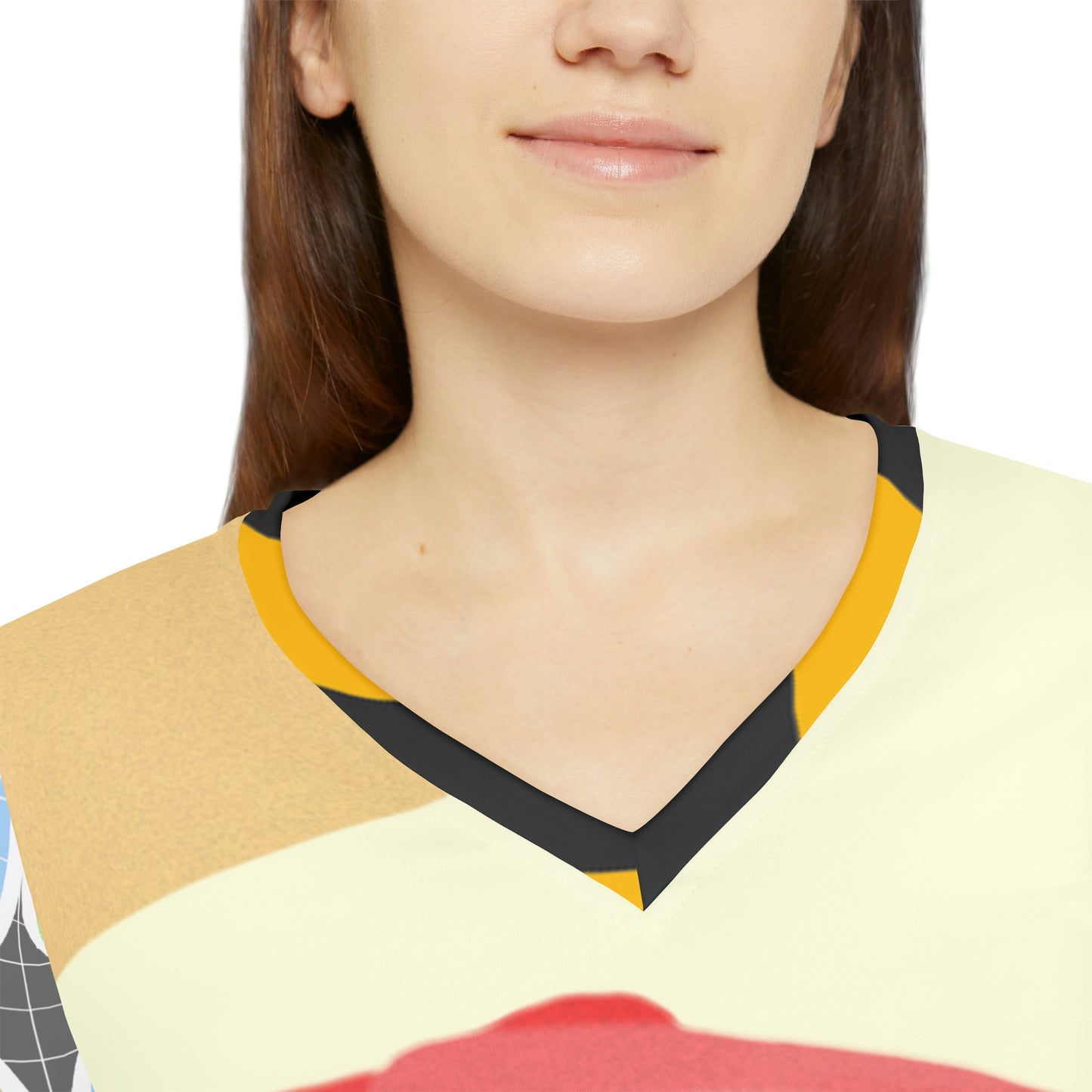 Women's Long Sleeve V-neck Shirt