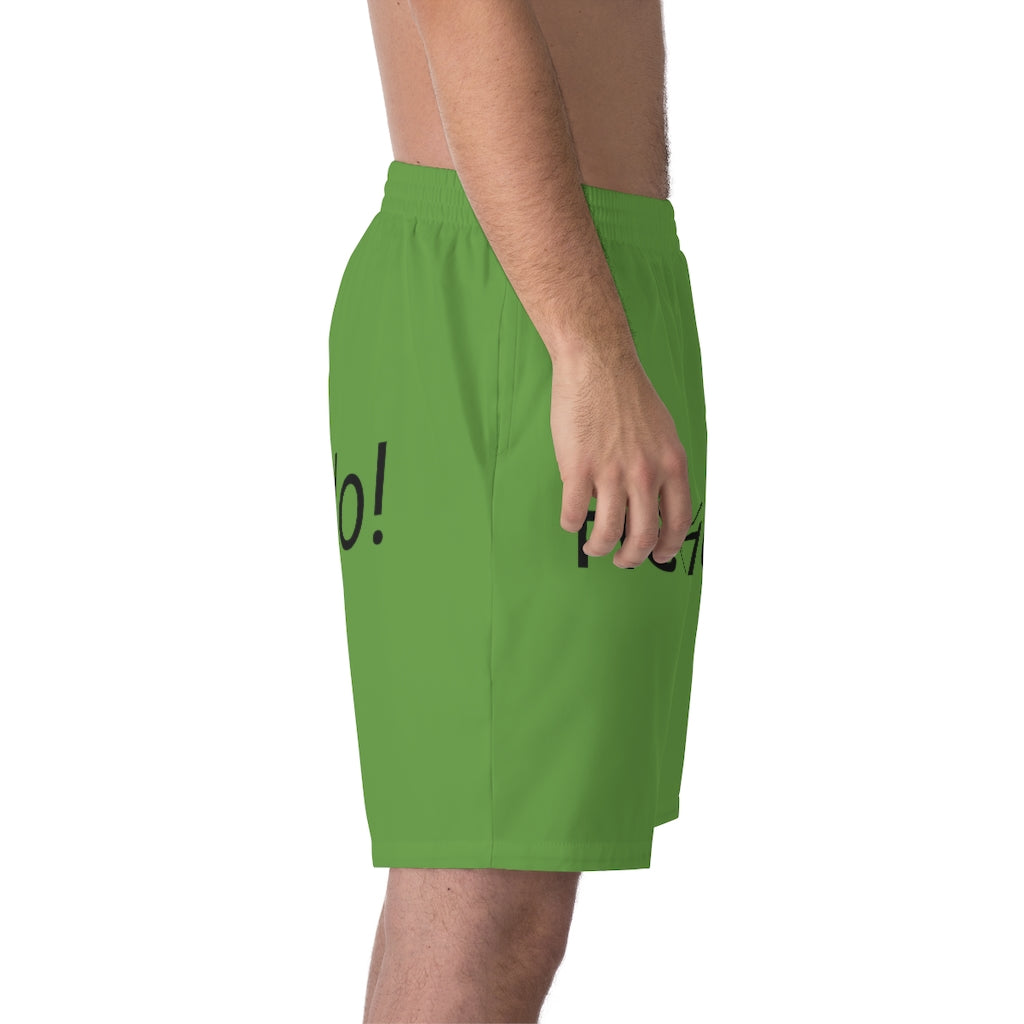 Men's Elastic Beach Shorts (AOP)