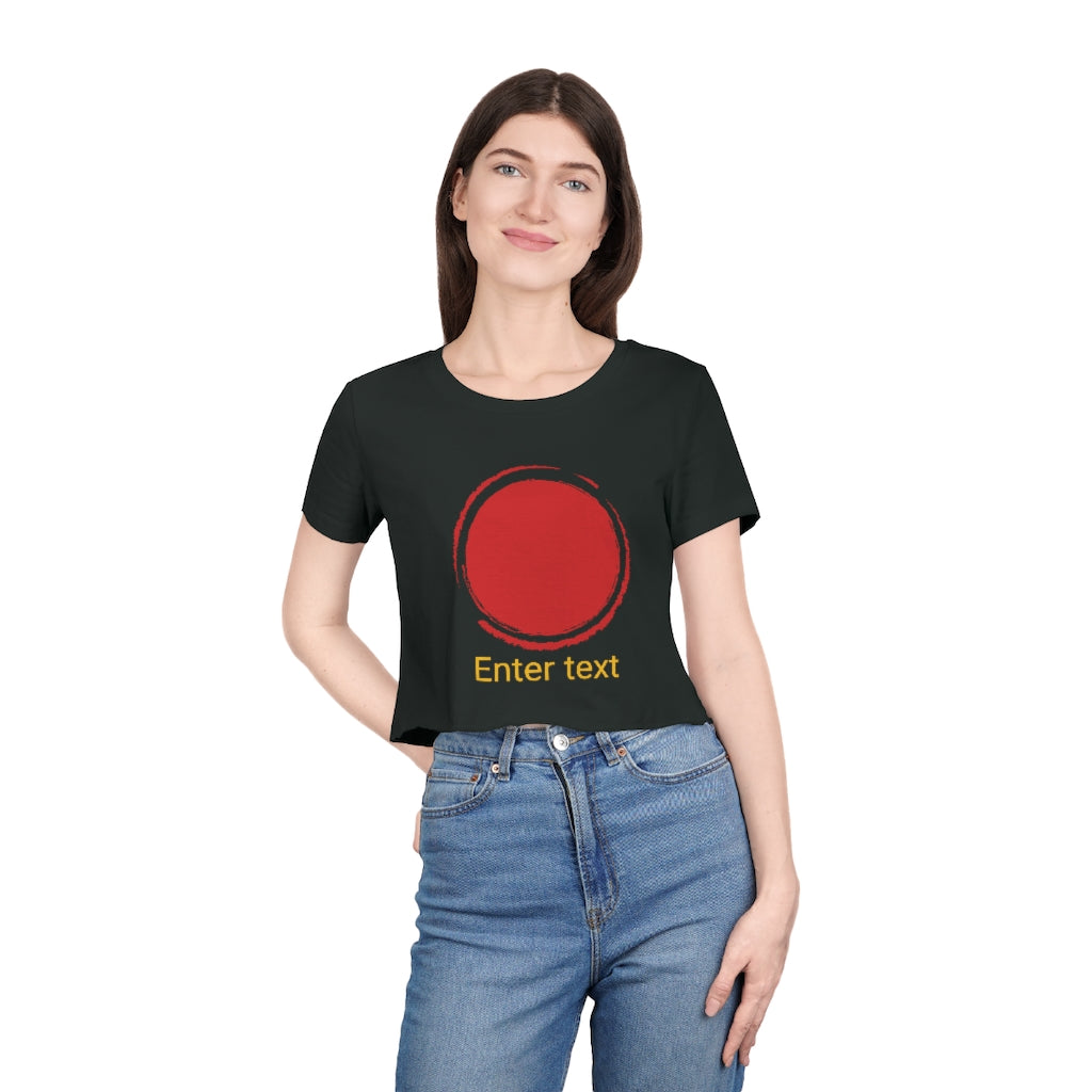 Women's Cropped Organic Tee