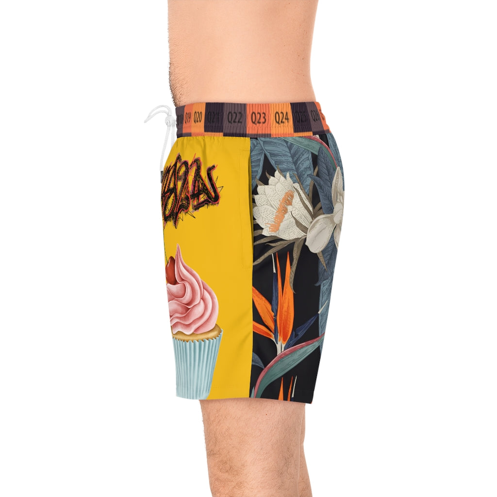 Men's Mid-Length Swim Shorts (AOP)