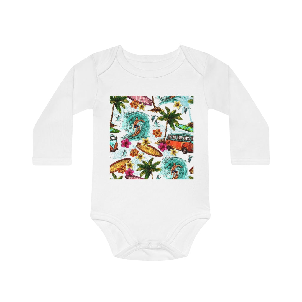 Baby Long-Sleeve Organic  Bodysuit