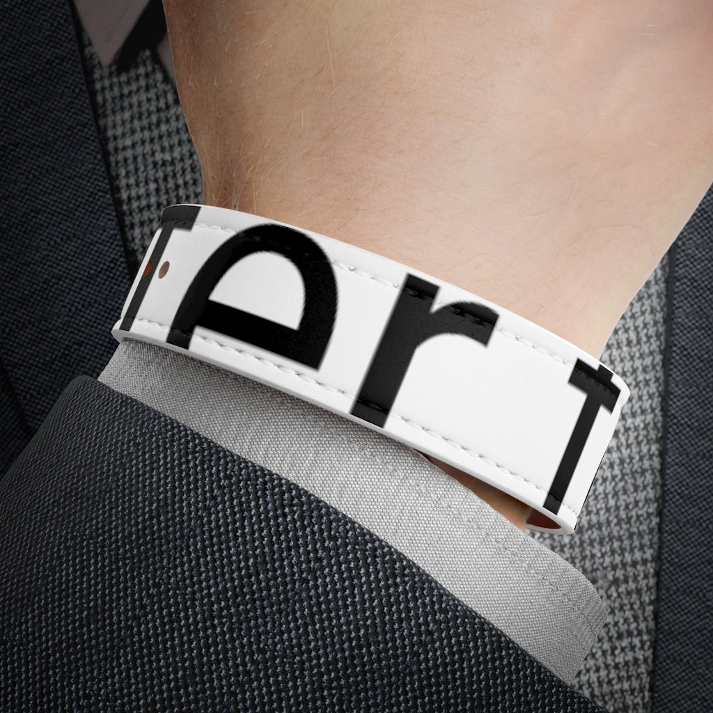Vegan Leather Wristband