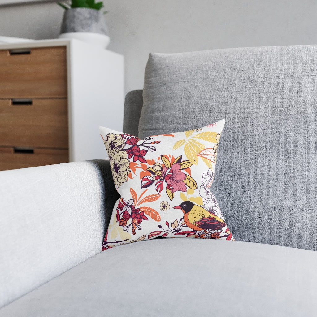 Square Pillow - White Back