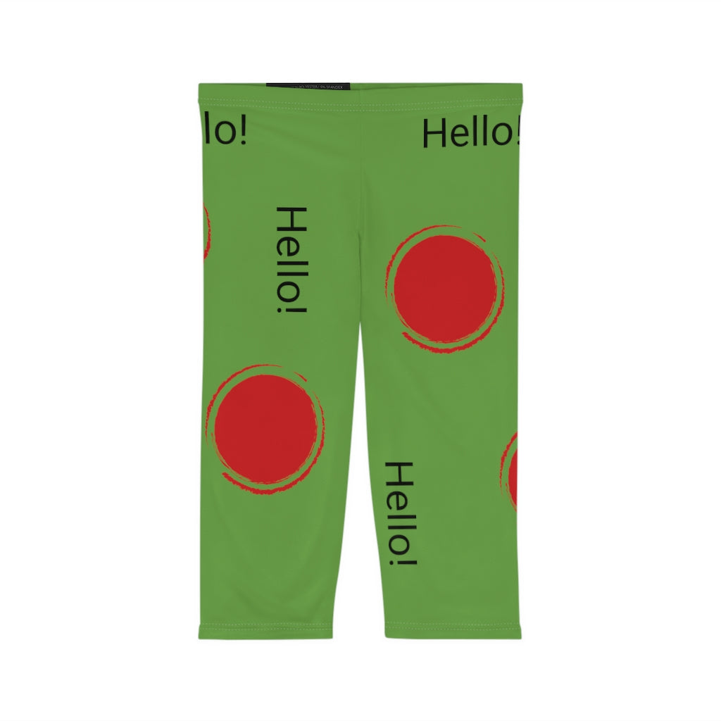Women’s Capri Leggings (AOP)