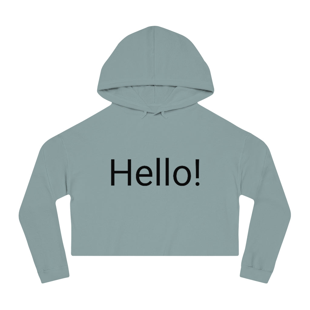 Women’s Cropped Hooded Sweatshirt