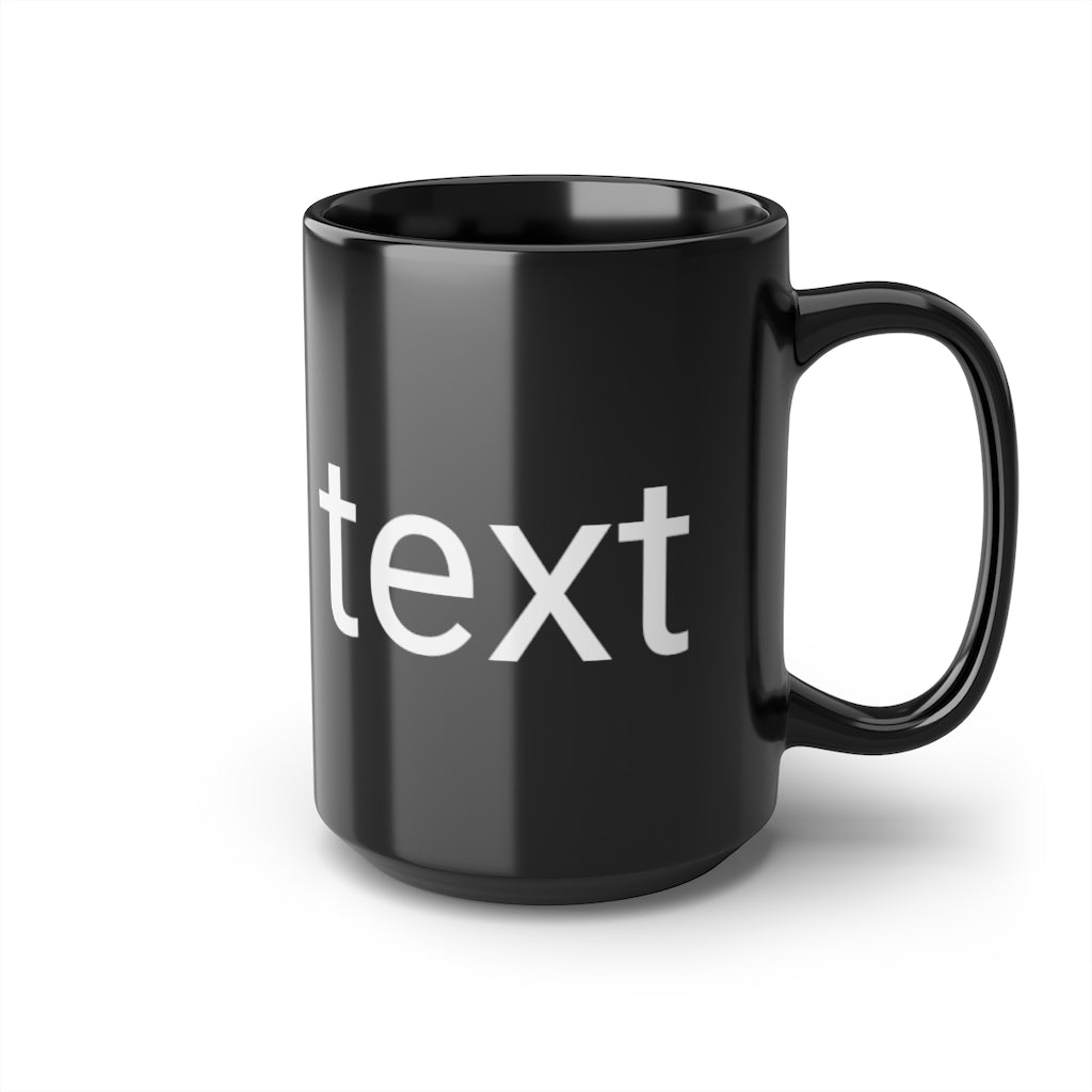 Black Mug, 15oz