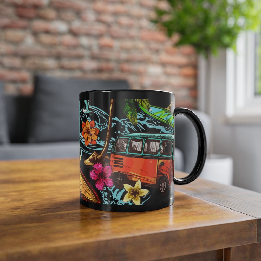 Black Coffee Cup, 11oz