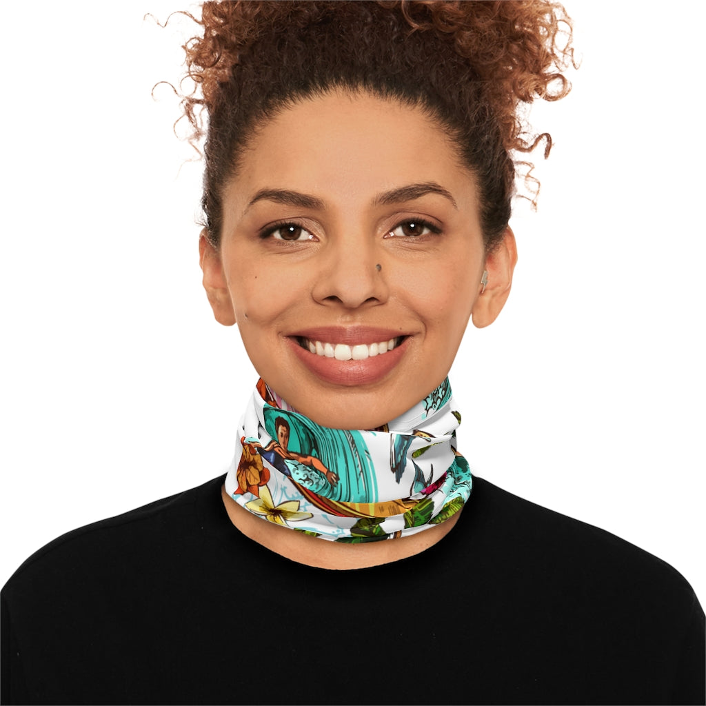 Winter Neck Gaiter With Drawstring