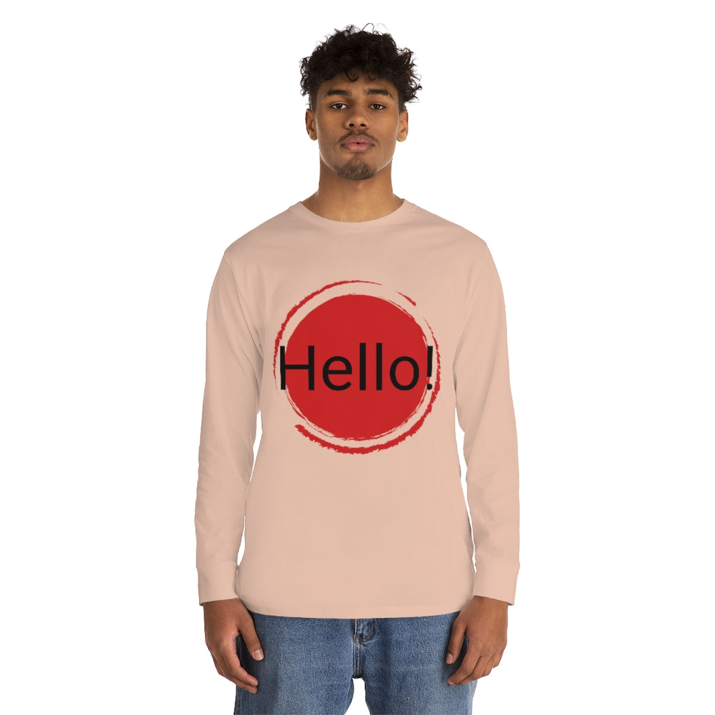 Unisex Long Sleeve Crewneck Tee
