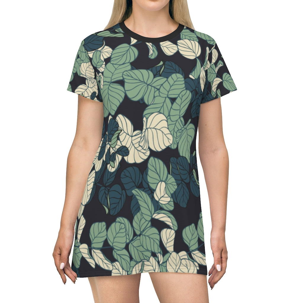 All Over Print T-Shirt Dress
