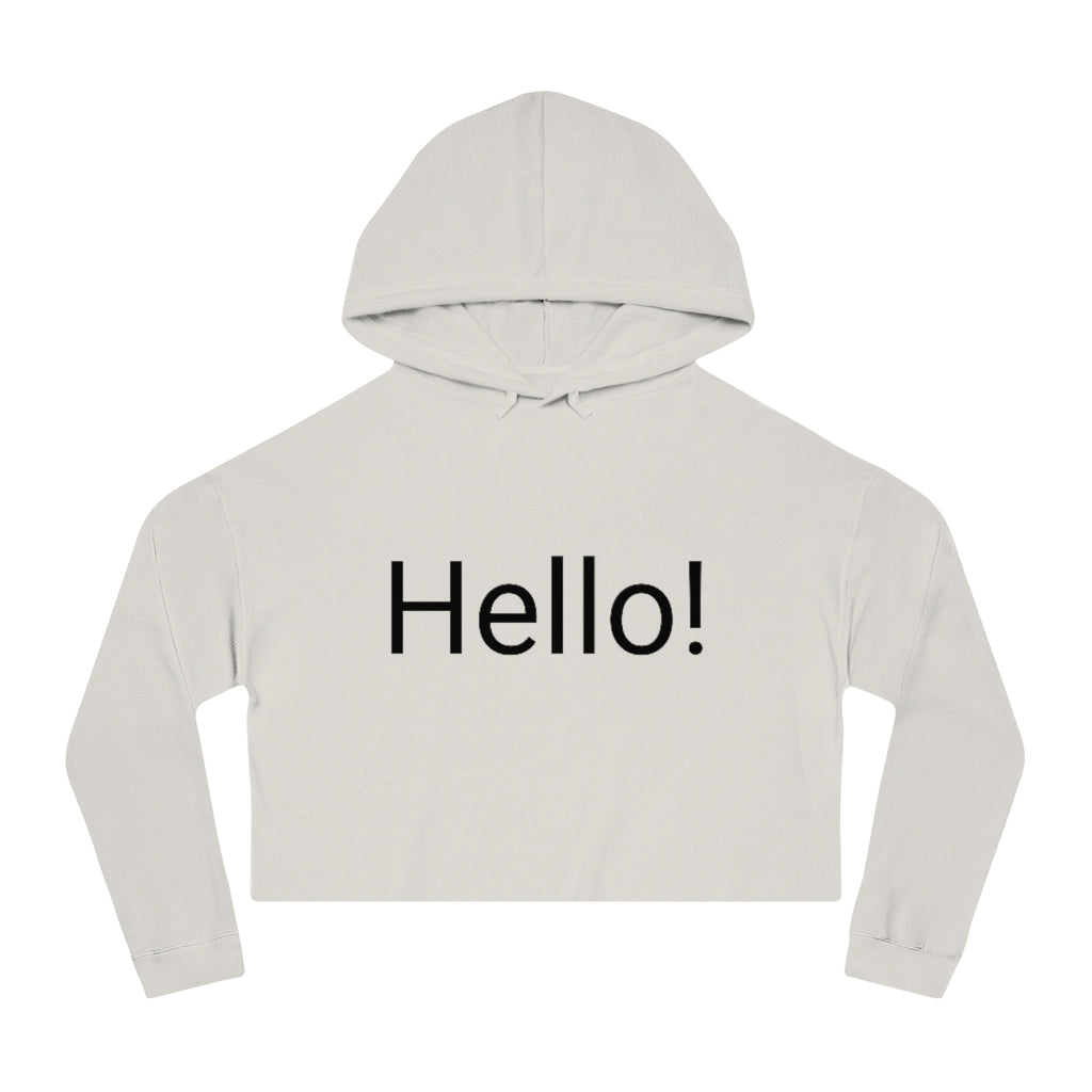 Women’s Cropped Hooded Sweatshirt