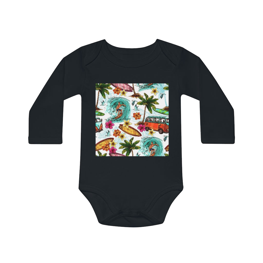 Baby Long-Sleeve Organic  Bodysuit