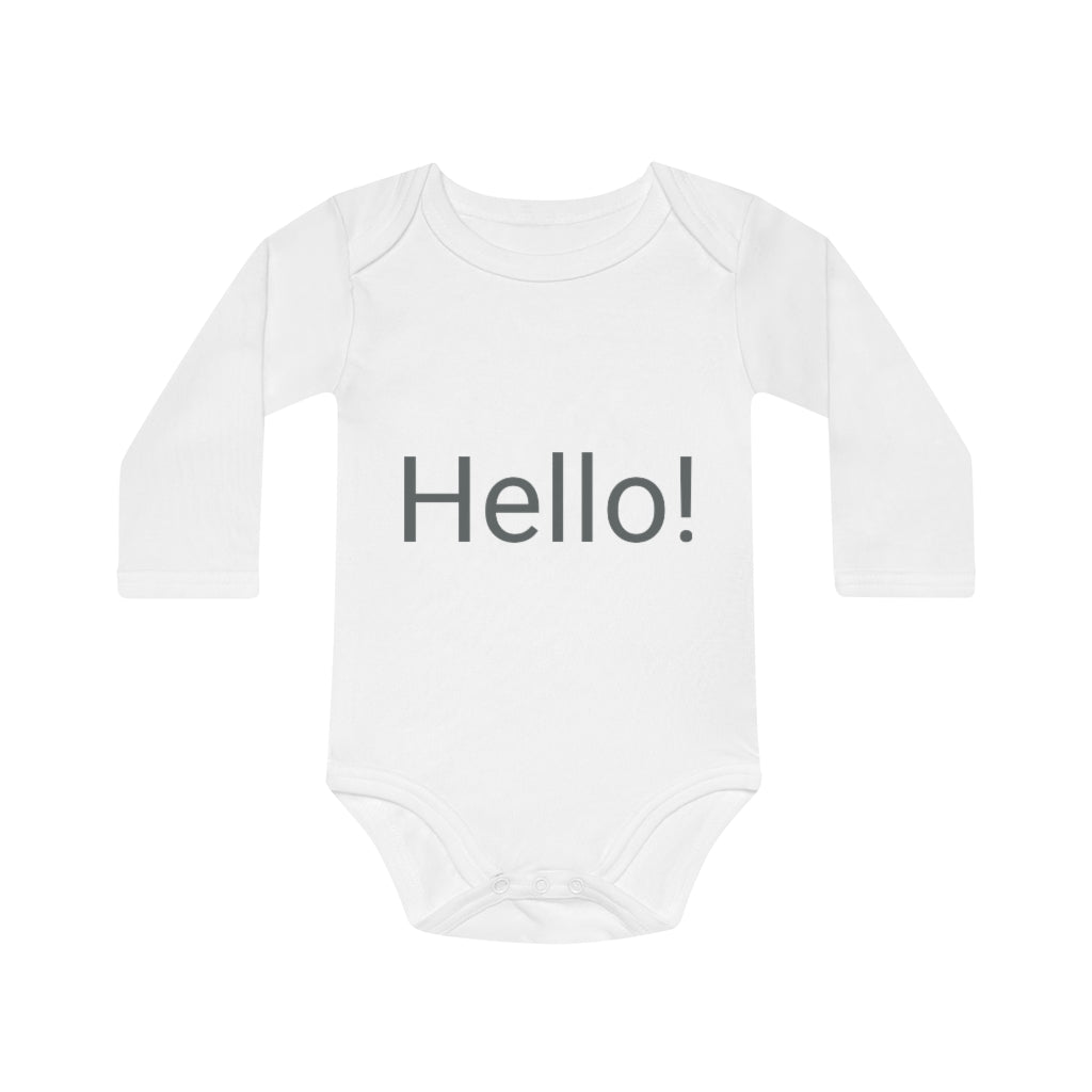 Baby Long-Sleeve Organic Bodysuit