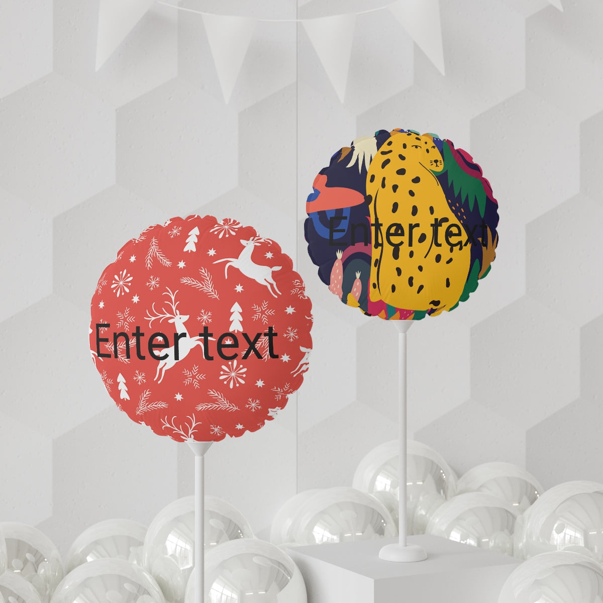 Balloons (Round and Heart-shaped), 11"