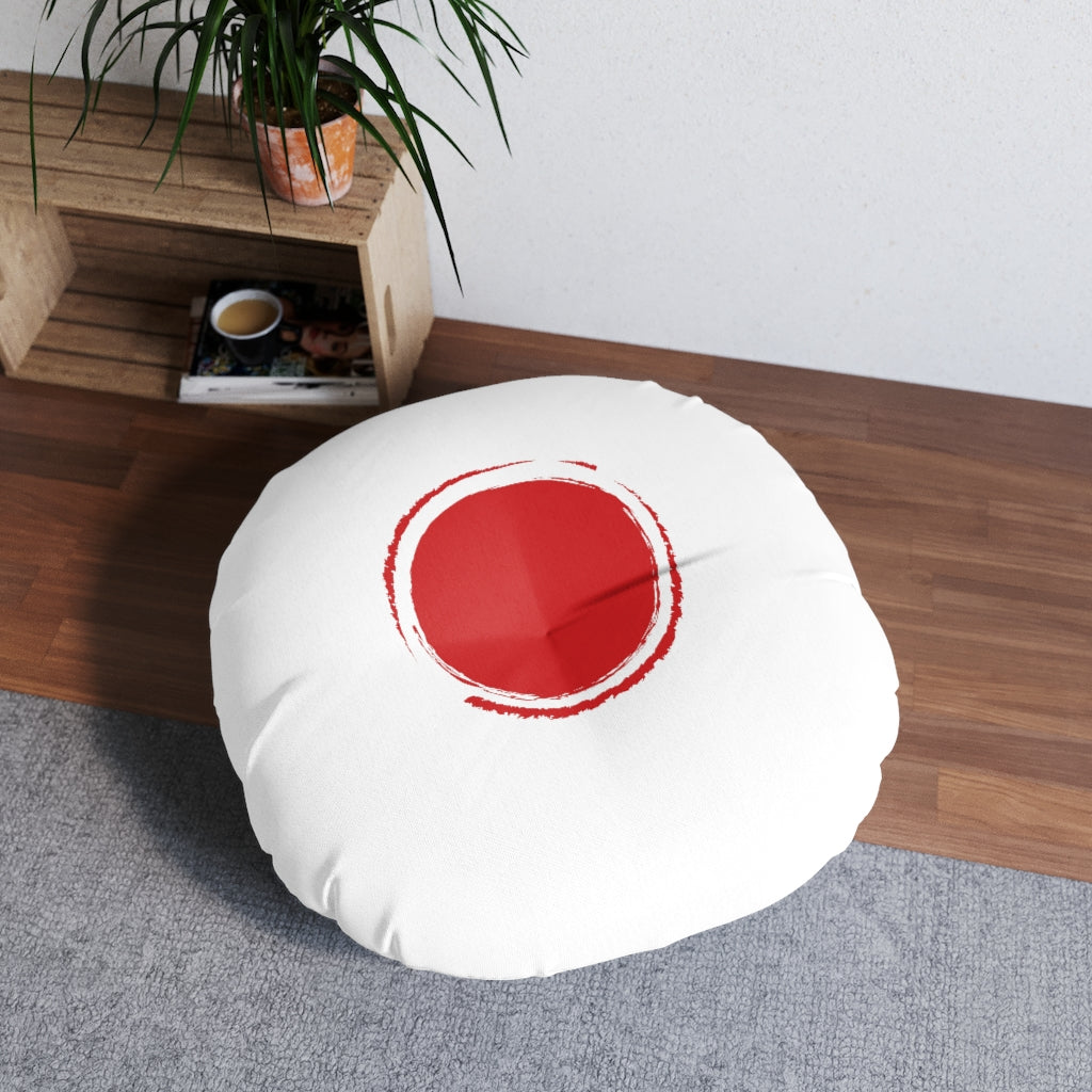 Tufted Floor Pillow, Round