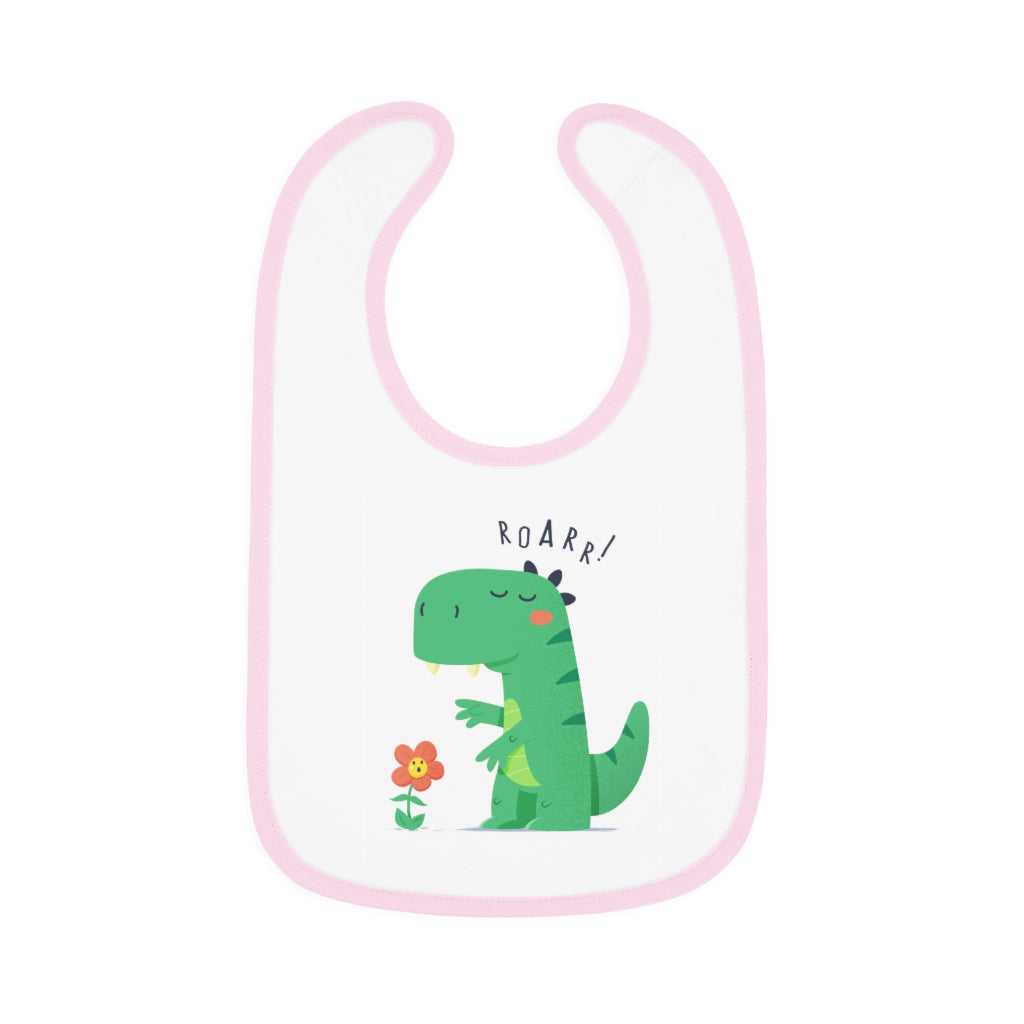 Baby Contrast Trim Jersey Bib