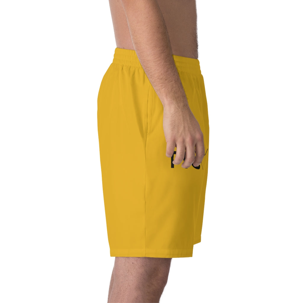 Men's Elastic Beach Shorts (AOP)