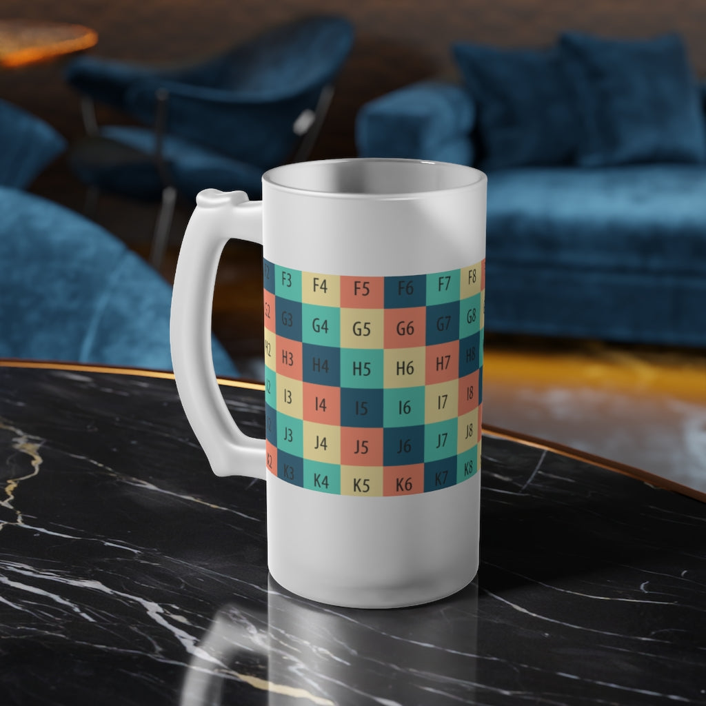 Frosted Glass Beer Mug